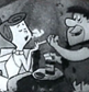 Flintstones smoking cigarettes